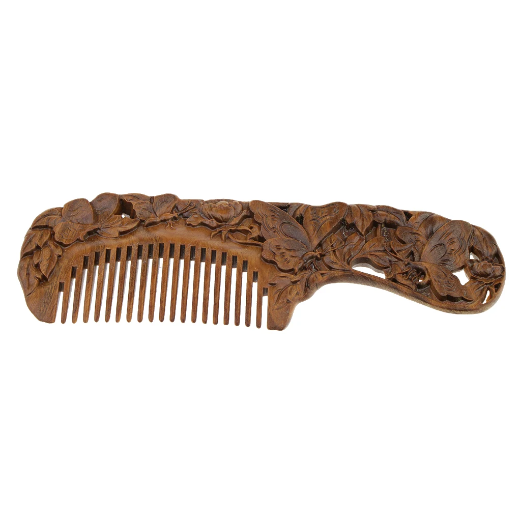 Natural Sandalwood Aroma Refined Wooden Teeth Relieve Tension,Stimulate Scalp Massage Antique Hair Comb Natural Sandalwood Aroma Refined Wooden Teeth Relieve Tension,Stimulate Scalp Massage Antique Hair Comb