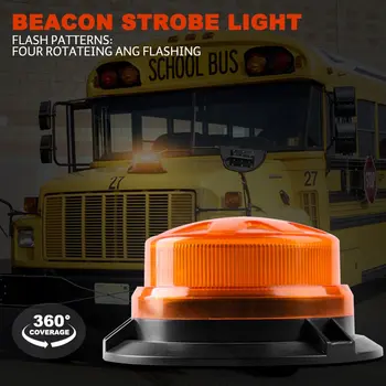 24 LED Car Truck Strobe Warning Light LED Flashing Beacon Emergency lights Waterproof Beacon Lamp with Magnetic Mounted 9-30V
24 LED Car Truck Strobe Warning Light LED Flashing Beacon Emergency lights Waterproof Beacon Lamp with Magnetic Mounted 9-30V