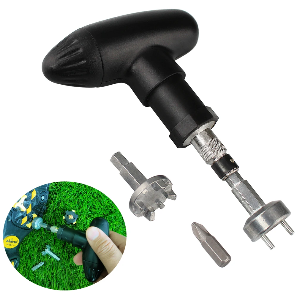 1 Set Golf Spike Ratchet Handle Wrench Tool Bits Golf Remover Ripper Steel Ratcheting Shoe Cleats Practical Club
1 Set Golf Spike Ratchet Handle Wrench Tool Bits Golf Remover Ripper Steel Ratcheting Shoe Cleats Practical Club