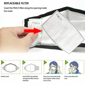 Topmask Máscara Unisex Adjustable Windproof Ear Loops Washable Reusable Cover Dustproof Facemask Filter Dropshipping Maska
Topmask Máscara Unisex Adjustable Windproof Ear Loops Washable Reusable Cover Dustproof Facemask Filter Dropshipping Maska