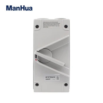 UKF series weatherproof isolator switch 2pole 20A Isolating switch waterproof rotary switch isolator IP66
UKF series weatherproof isolator switch 2pole 20A Isolating switch waterproof rotary switch isolator IP66