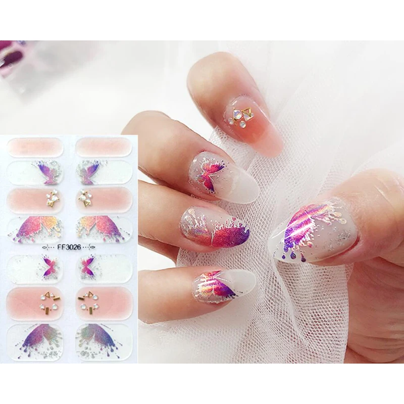 Watercolor Style Nail Stickers Adhesive Self Adhesive Designed Manicure Decoration Nail Strips Decals Plain Stickers Adesivos
Watercolor Style Nail Stickers Adhesive Self Adhesive Designed Manicure Decoration Nail Strips Decals Plain Stickers Adesivos