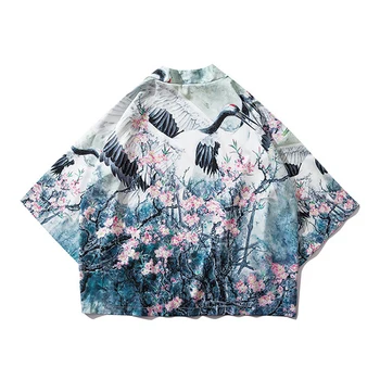 Flower Kimono Gown For Male Print Japanese Shirt Loose Harajuku Cardigan Traditional Asian Clothes Casual Samurai Clothing
Flower Kimono Gown For Male Print Japanese Shirt Loose Harajuku Cardigan Traditional Asian Clothes Casual Samurai Clothing