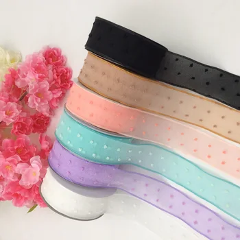 20 yards 4cm polka dot Organza Sheer Ribbon for Gift Packaging Stuff Hand Craft Stuff
20 yards 4cm polka dot Organza Sheer Ribbon for Gift Packaging Stuff Hand Craft Stuff