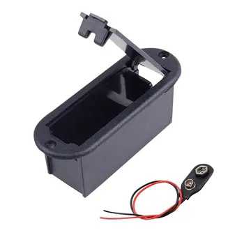 TSAI 9V Battery Holder Battery Case Battery Pack Battery Box Black ABS Plastic Case Cover For Guitar Bass Pickup Parts
TSAI 9V Battery Holder Battery Case Battery Pack Battery Box Black ABS Plastic Case Cover For Guitar Bass Pickup Parts