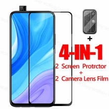 Protecteur d'écran à couverture complète, en verre trempé, pour Huawei Y9s Y9A Y8p Y8s Y7a Y6p Y9 Prime Nova 5T 8i Honor 9X 50 Lite=