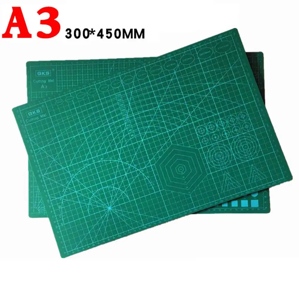 Cutting Mats A3 ( 30cm X 45cm ) Cutting Mat Patchwork Durable Side PVC Carving Cutting Board Tools for Patchwork 3mm thickness
Cutting Mats A3 ( 30cm X 45cm ) Cutting Mat Patchwork Durable Side PVC Carving Cutting Board Tools for Patchwork 3mm thickness