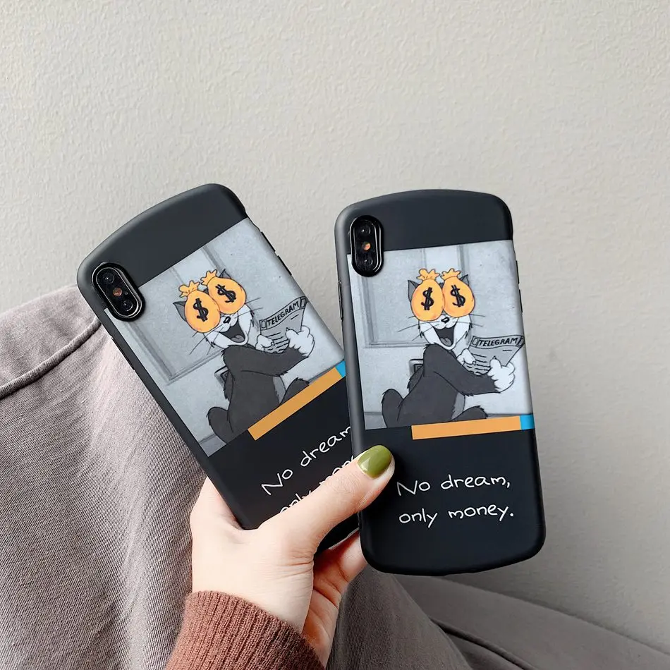 For iPhone 7 Plus XR X XS Max Case Personality Spoof Cartoon Expression Cat Holder Cover For iPhone 8 6 6s Plus Soft TPU Coque
For iPhone 7 Plus XR X XS Max Case Personality Spoof Cartoon Expression Cat Holder Cover For iPhone 8 6 6s Plus Soft TPU Coque
