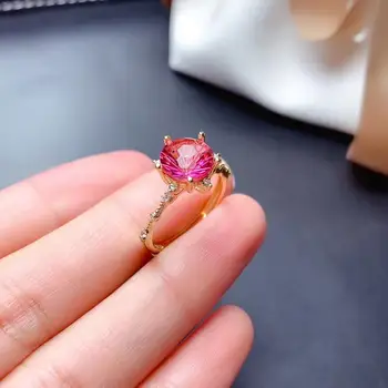 Natural And Real Topaz Ring Gemstone Wedding Engagement Rings for Women Fine Jewelry Gift Wholesale
Natural And Real Topaz Ring Gemstone Wedding Engagement Rings for Women Fine Jewelry Gift Wholesale