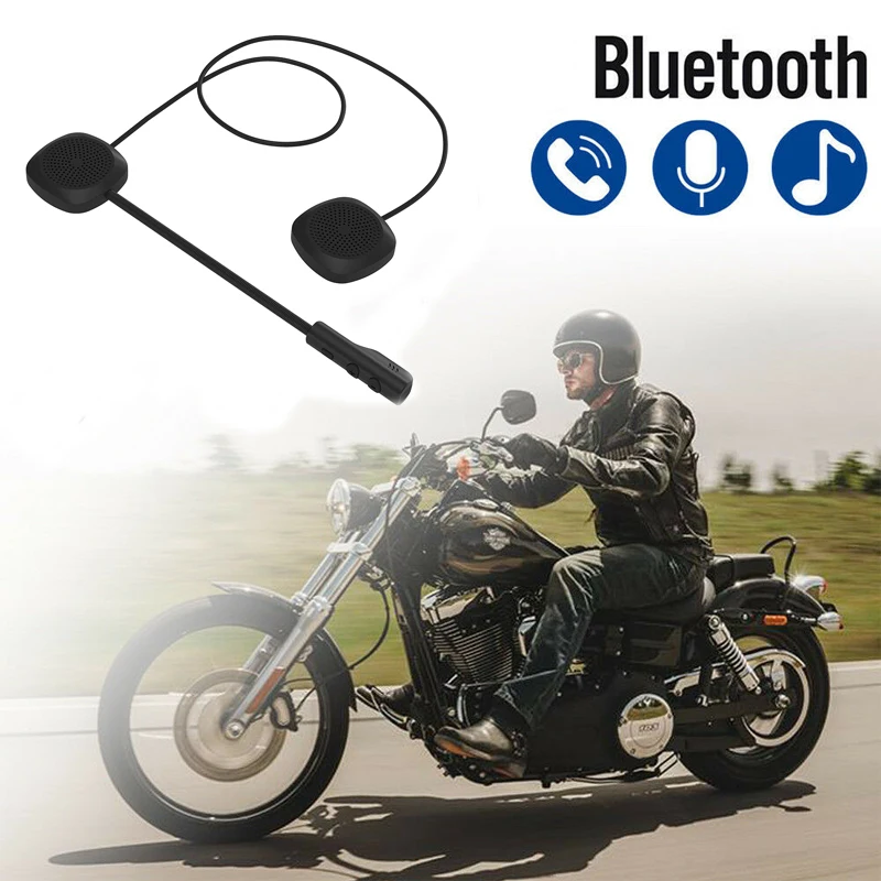 Гарнитура для мотоциклетного шлема SOONHUA с Bluetooth 5 0 Беспроводные стереонаушники