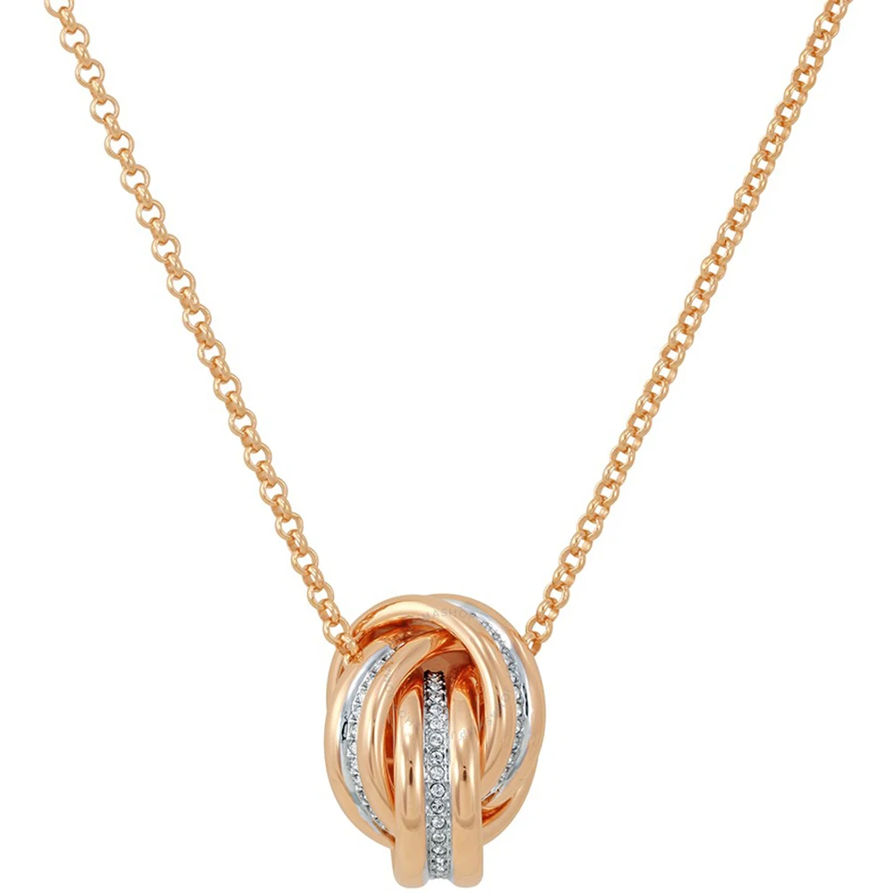 

SWA RO 2019 Winter Rose gold necklace Send Lovers Anniversary Gift Original Ladies Jewelry Free Shipping 5253004