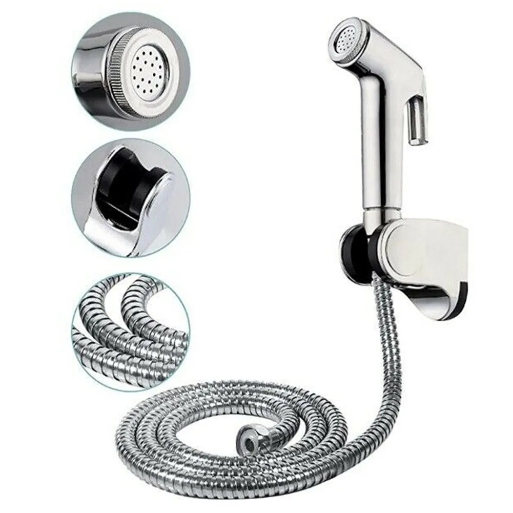 Shower Hose 1.5 M Toilet Bidet Handheld Douche Bidet Chrome Jet Spray Muslim Hygienic Shower Kit For Bathroom Fixture
Shower Hose 1.5 M Toilet Bidet Handheld Douche Bidet Chrome Jet Spray Muslim Hygienic Shower Kit For Bathroom Fixture