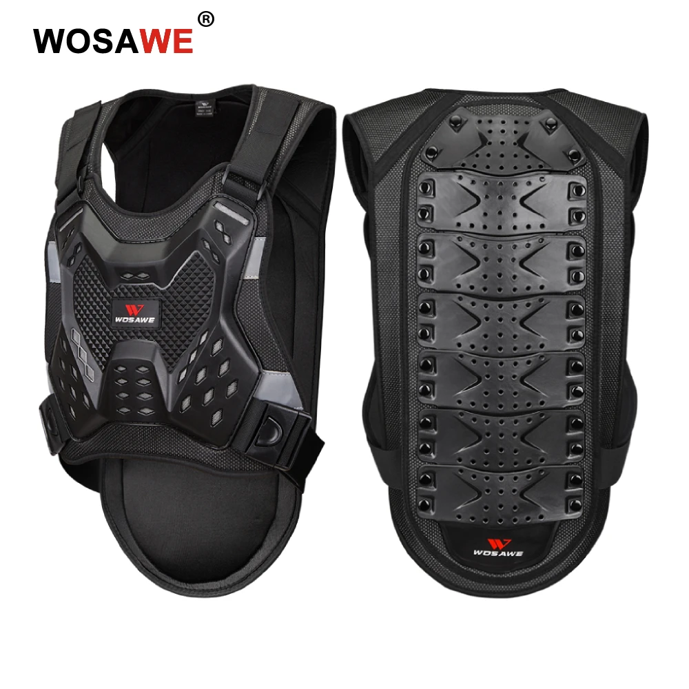 WOSAWE New Motorcycle Armor Vest Adult Chest Back Protection Rider Motocross Off Road Spine Support Body Protective Gear
WOSAWE New Motorcycle Armor Vest Adult Chest Back Protection Rider Motocross Off Road Spine Support Body Protective Gear