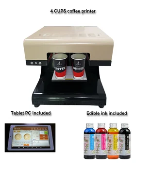 Easy operation automatic print Coffee printer 3D colorfull edile ink printing Coffee machine tablet PC included
Easy operation automatic print Coffee printer 3D colorfull edile ink printing Coffee machine tablet PC included
