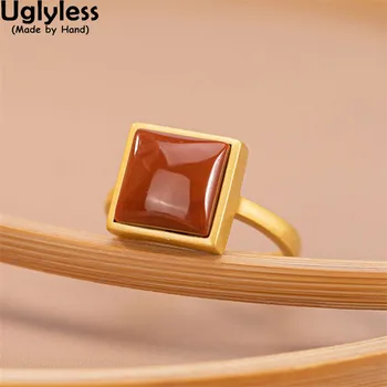 Uglyless Cut like a Box Square Rings for Women Boxy Agate Open Finger Ring Gold 925 Sterling Silver Geometric Minimalist Jewelry
Uglyless Cut like a Box Square Rings for Women Boxy Agate Open Finger Ring Gold 925 Sterling Silver Geometric Minimalist Jewelry