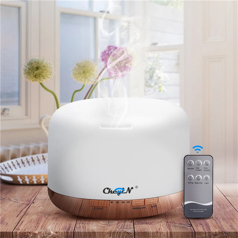Ultrasonic Air Humidifier 500ML Remote Control Essential Oil Diffuser Humidificador Mist Maker LED Aroma Diffusor Aromatherapy
Ultrasonic Air Humidifier 500ML Remote Control Essential Oil Diffuser Humidificador Mist Maker LED Aroma Diffusor Aromatherapy