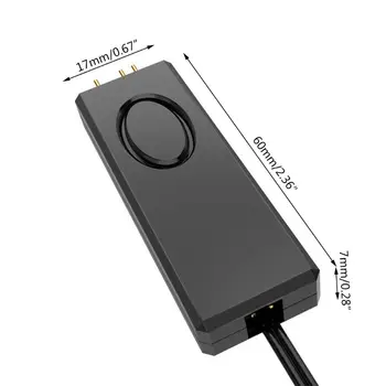 5V Colorful ARGB Controller RGB Fan Light RF Remote Control with SATA Power Supply for PC Case Accessories
5V Colorful ARGB Controller RGB Fan Light RF Remote Control with SATA Power Supply for PC Case Accessories