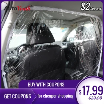 AUTOYOUTH Taxi Isolation Film Plastic Anti-Fog Full Surround Protective Cover Net Cab Front and Rear Row Car Insulation Film
AUTOYOUTH Taxi Isolation Film Plastic Anti-Fog Full Surround Protective Cover Net Cab Front and Rear Row Car Insulation Film