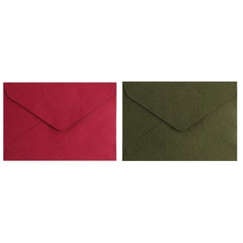100pcs C6 Window Envelopes Wedding Party Invitation Envelope Greeting Cards Envelopes - 50pcs Red & 50pcs green
100pcs C6 Window Envelopes Wedding Party Invitation Envelope Greeting Cards Envelopes - 50pcs Red & 50pcs green