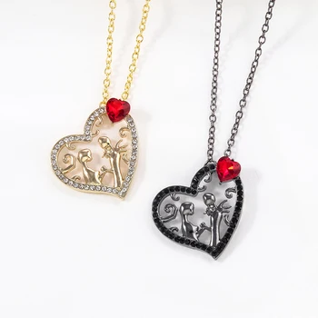Berbeny 2020 NEW Black Heart Necklaces Girls Women Nightmare Before Christmas Pendant Necklaces Lovers 
Berbeny 2020 NEW Black Heart Necklaces Girls Women Nightmare Before Christmas Pendant Necklaces Lovers