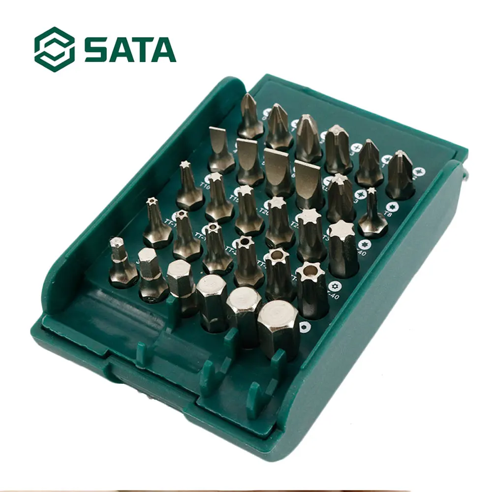 SATA 30pcs 1/4" Dr. Manual Shank Bits Set For Auto Repair House maintenance Hand Tool Set 09331
SATA 30pcs 1/4" Dr. Manual Shank Bits Set For Auto Repair House maintenance Hand Tool Set 09331