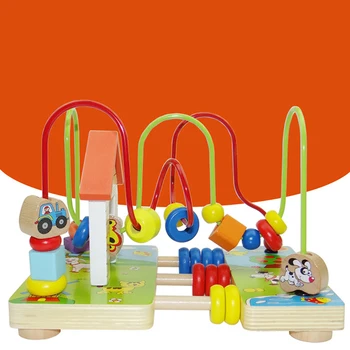Baby Montessori Wooden Toys Math Counting Circles Bead Science And Technology Puzzle Toy Farm Around Beads Kids Educational Toys
Baby Montessori Wooden Toys Math Counting Circles Bead Science And Technology Puzzle Toy Farm Around Beads Kids Educational Toys