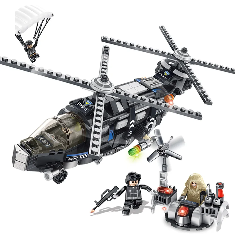 630003 SWAT Soldier WW2 Helicopter Special Forces Soldier Building Block Model PANLOS Technology Children's Toy Gift
630003 SWAT Soldier WW2 Helicopter Special Forces Soldier Building Block Model PANLOS Technology Children's Toy Gift