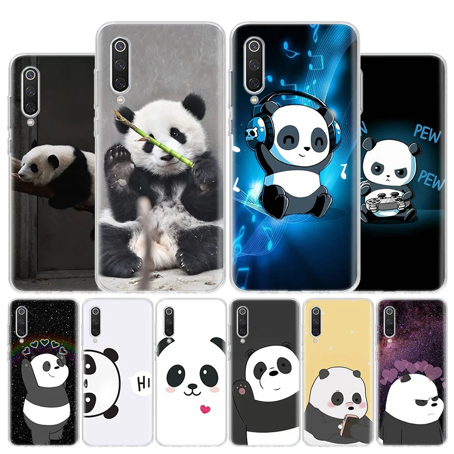 

Panda Anime Cute Cover Phone Case For Xiaomi Redmi Note 12 10 10S 9 9S 9T 8 8T 11T 11S 11E 11 Pro Plus 7 5 5G Coque Cover