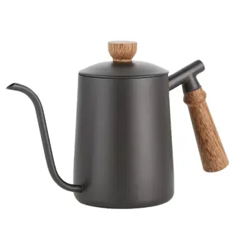 600Ml Long Spout Coffee Pot Kettle Stainless Steel Hand Drip Kettle Pour Over Coffee And Tea Pot With Wooden Handle Coffee Maker
600Ml Long Spout Coffee Pot Kettle Stainless Steel Hand Drip Kettle Pour Over Coffee And Tea Pot With Wooden Handle Coffee Maker