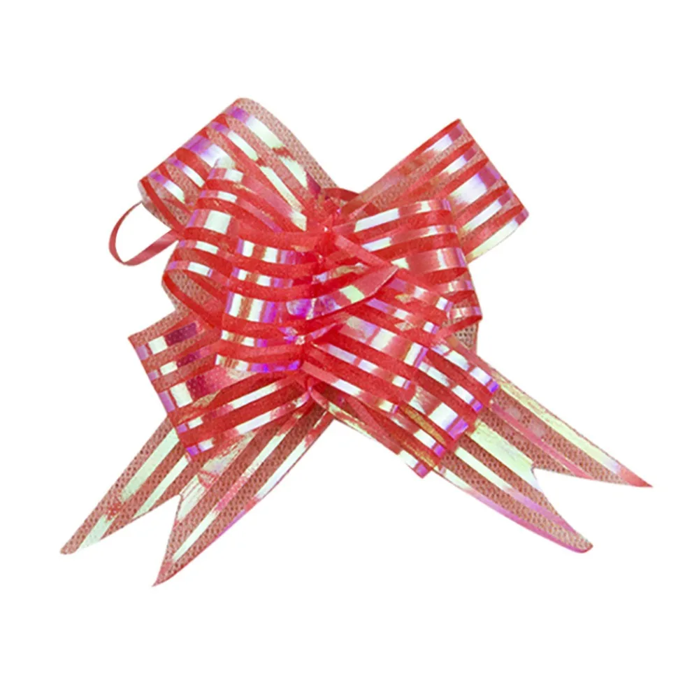 ribbon flower wrap ribbon pull flower wedding party gift