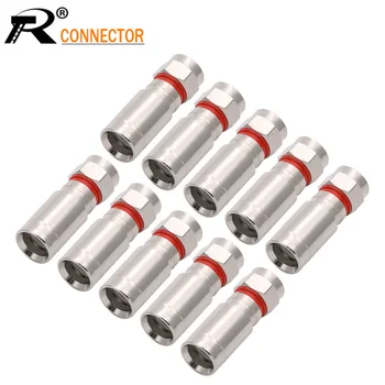 3pcs RG6 Weatherproof F Compression Connector RG-6 Compression RF COAXIAL Connector Adapter R connector
3pcs RG6 Weatherproof F Compression Connector RG-6 Compression RF COAXIAL Connector Adapter R connector