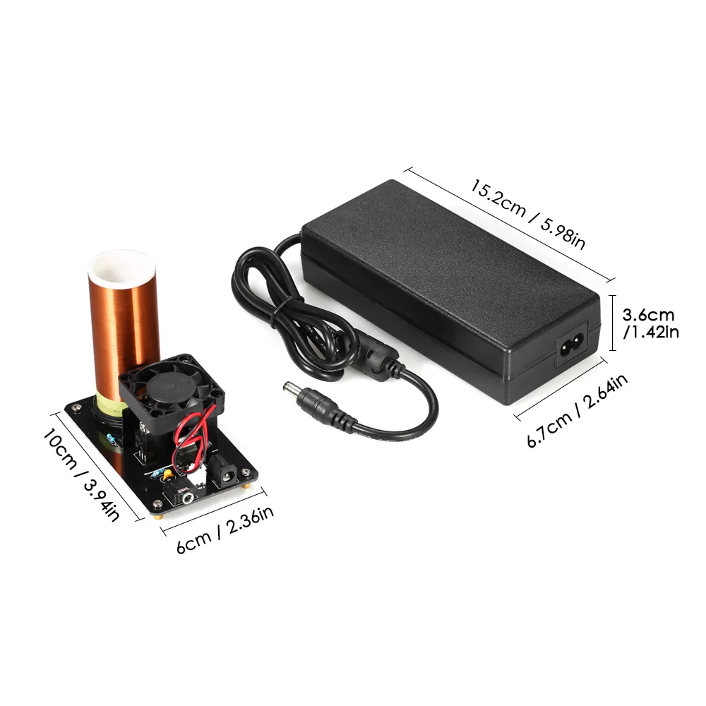 Hot New Music Tesla Coil Plasma Loudspeaker with Power Adapter Wireless Transmission Experiment Model for Easy Operation
Hot New Music Tesla Coil Plasma Loudspeaker with Power Adapter Wireless Transmission Experiment Model for Easy Operation