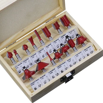 15pcs Trimming Pattern Router Bit Set 1/4 Inch Shank Milling Cutter Tool Kit With Wooden Case For Home Improvement Kaarifirefly
15pcs Trimming Pattern Router Bit Set 1/4 Inch Shank Milling Cutter Tool Kit With Wooden Case For Home Improvement Kaarifirefly