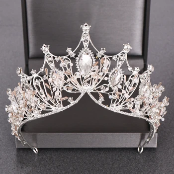 NPASON Wedding Bridal Crystal Tiara Crowns Silver Crystal Rhinestone Princess Queen Diadem Wedding Hair Jewelry Headband Tiaras 
NPASON Wedding Bridal Crystal Tiara Crowns Silver Crystal Rhinestone Princess Queen Diadem Wedding Hair Jewelry Headband Tiaras