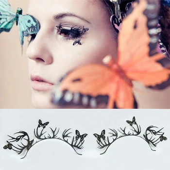3 Pair Butterfly Paper Cutting Flower False Eyelashes Eye Stickers Eyeliner Royal False Eyelashes For Party / Club Makeup Tools
3 Pair Butterfly Paper Cutting Flower False Eyelashes Eye Stickers Eyeliner Royal False Eyelashes For Party / Club Makeup Tools