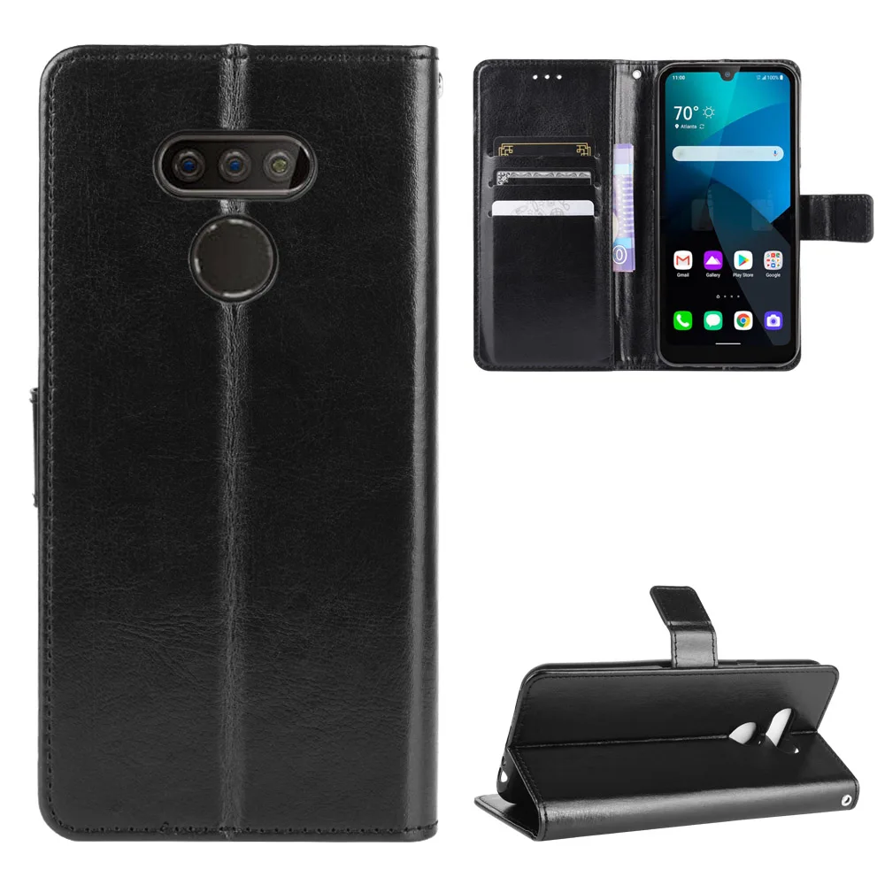 Для LG Harmony 4 Чехол Флип Роскошный чехол для телефона из искусственной кожи LGHarmony4