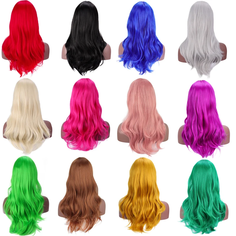 ALLaosify Wavy Wigs for Black Women with Bangs Side Part Heat Resistant Wig Cosplay Wig Chemical fiber synthesis wig
ALLaosify Wavy Wigs for Black Women with Bangs Side Part Heat Resistant Wig Cosplay Wig Chemical fiber synthesis wig