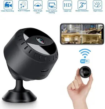 150 Degrees Super Wide Angle 1080P HD Wireless WiFi Mini Camera Infrared Night Vision Security Camera Action Camera
150 Degrees Super Wide Angle 1080P HD Wireless WiFi Mini Camera Infrared Night Vision Security Camera Action Camera