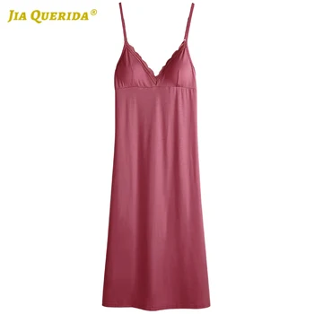 Soft Red Summer Night Gown Night Wear Soft Nighties for Woman Long Shirt Woman Clothes Sleeveless Fashion Style Casual Style
Soft Red Summer Night Gown Night Wear Soft Nighties for Woman Long Shirt Woman Clothes Sleeveless Fashion Style Casual Style