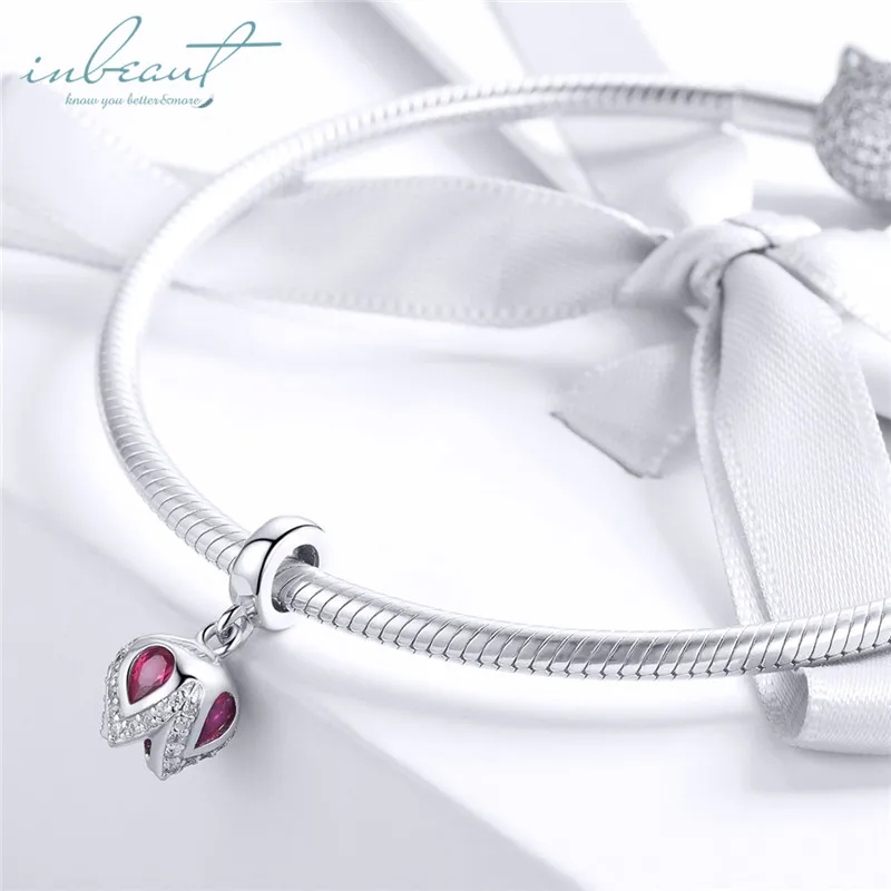 S925 Sterling Silver fit Pandora Bracelet Red Water Droplets Rose Charms 925 Zircon Flower Beads for DIY Chains Jewelry Making
S925 Sterling Silver fit Pandora Bracelet Red Water Droplets Rose Charms 925 Zircon Flower Beads for DIY Chains Jewelry Making