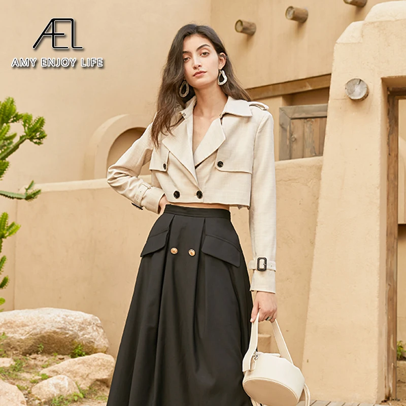 AEL England jacket women spring coat Long Sleeve fashion cropped tops Elegant lady jacket
AEL England jacket women spring coat Long Sleeve fashion cropped tops Elegant lady jacket