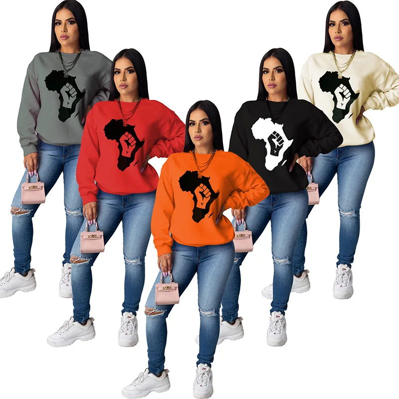 Character Pattern Printting Round Neck Long Sleeve Women Hoodie 2020 Autumn New Style Fashion Casual Tops
Character Pattern Printting Round Neck Long Sleeve Women Hoodie 2020 Autumn New Style Fashion Casual Tops