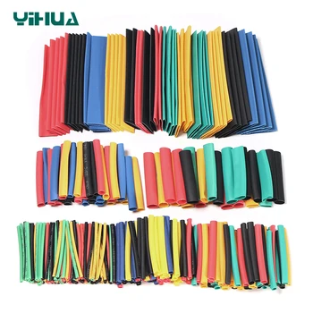 YIHUA 328pcs/set Heat Shrink Tube Kit Shrinking Assorted Heat Shrink Tubing Wire Cable 8 Sizes 5 colors Electrical Cable Tube 
YIHUA 328pcs/set Heat Shrink Tube Kit Shrinking Assorted Heat Shrink Tubing Wire Cable 8 Sizes 5 colors Electrical Cable Tube