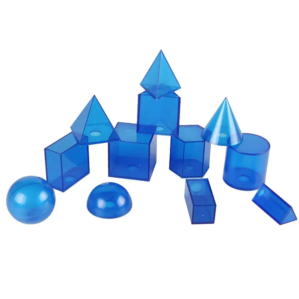 12Pcs/Set Students Kids Geometric Solids Model Transparent 3D Geometric Solids Model Detachable Teaching Aids Supplies Toy
12Pcs/Set Students Kids Geometric Solids Model Transparent 3D Geometric Solids Model Detachable Teaching Aids Supplies Toy