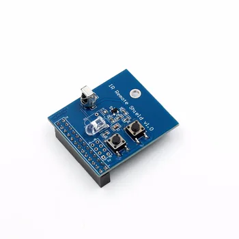38KHz IR Infrared Control Expansion Board Transceiver Receiver Transmitter Shield DIY Double IR Emitter For Raspberry Pi
38KHz IR Infrared Control Expansion Board Transceiver Receiver Transmitter Shield DIY Double IR Emitter For Raspberry Pi