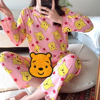 Thin Cotton Summer Pajamas For Women Long Sleeve And Pants Good Quality Pyjama Sets For Girl Loose Comfort Night Sleepwear 
Thin Cotton Summer Pajamas For Women Long Sleeve And Pants Good Quality Pyjama Sets For Girl Loose Comfort Night Sleepwear