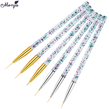 Monja 3 Pcs/Set Nail Art Acrylic Transparent Handle Stripes Lines Liner Drawing Brush Pattern Design Painting Pen Manicure Tool
Monja 3 Pcs/Set Nail Art Acrylic Transparent Handle Stripes Lines Liner Drawing Brush Pattern Design Painting Pen Manicure Tool