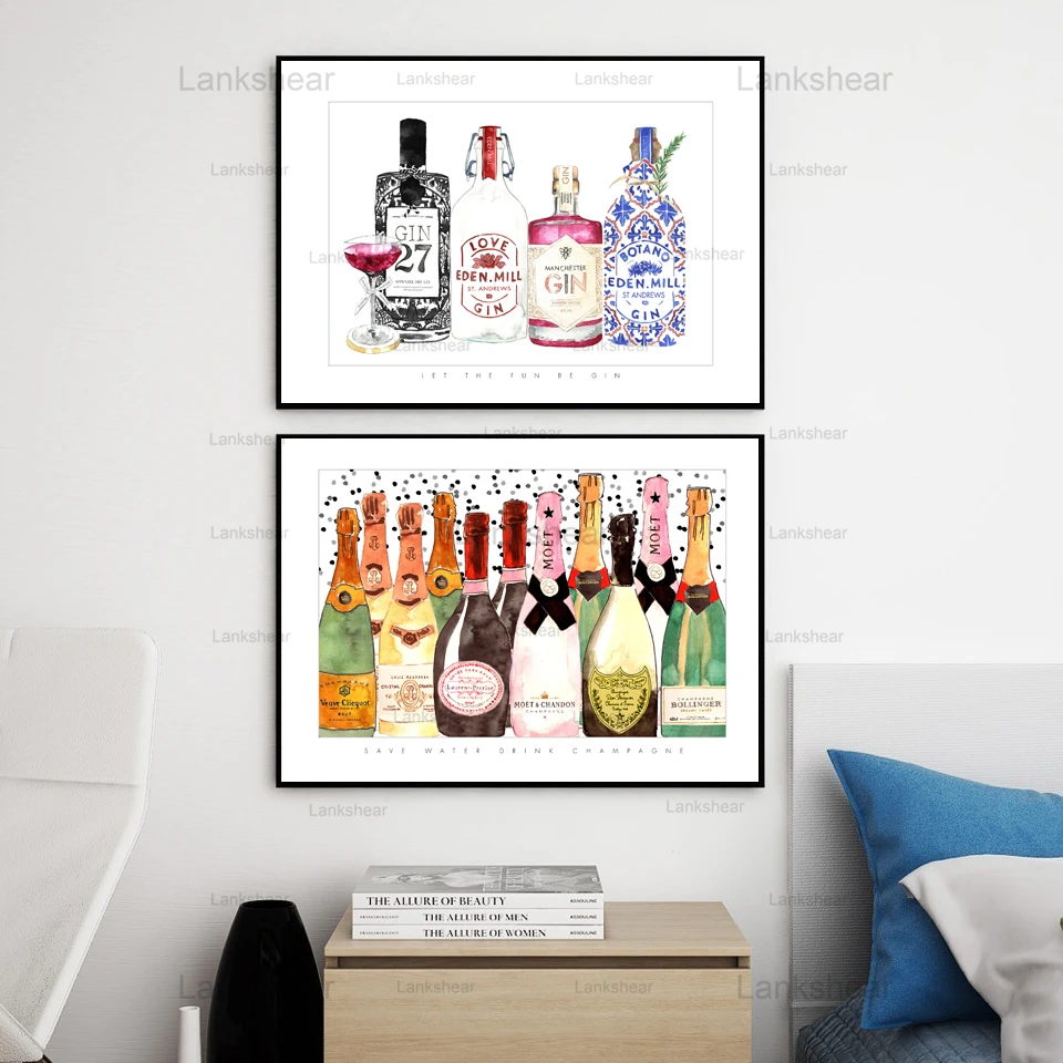 Champagne Bottle Canvas Painting Modular Hd Posters and Prints Nordic Style Wall Art Pictures for Modern Home Cuadros Decoration
Champagne Bottle Canvas Painting Modular Hd Posters and Prints Nordic Style Wall Art Pictures for Modern Home Cuadros Decoration