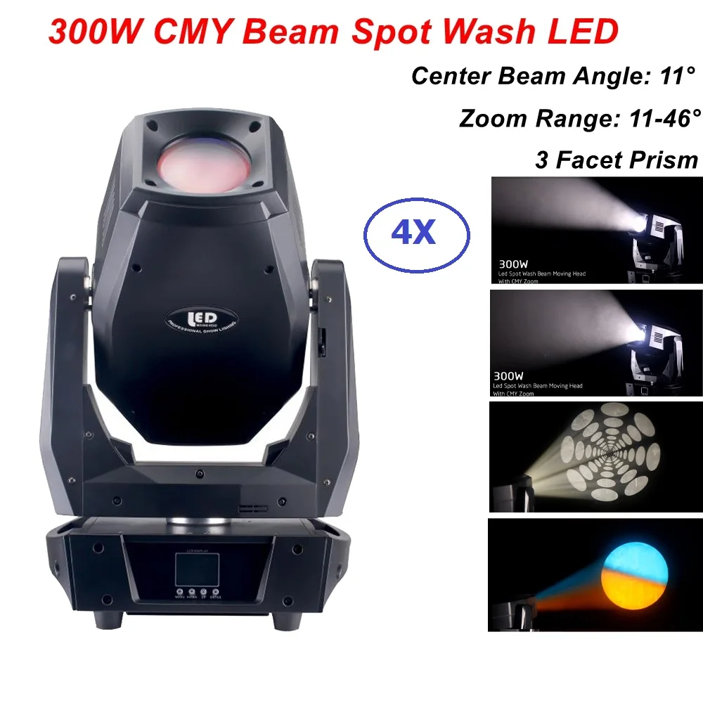 4Pcs Lights + 1Pcs Flight Case LED 300W Beam Spot Wash Zoom Light DMX512 PRO Moving Head Light DJ /Bar /Party /Show /Stage Light
4Pcs Lights + 1Pcs Flight Case LED 300W Beam Spot Wash Zoom Light DMX512 PRO Moving Head Light DJ /Bar /Party /Show /Stage Light