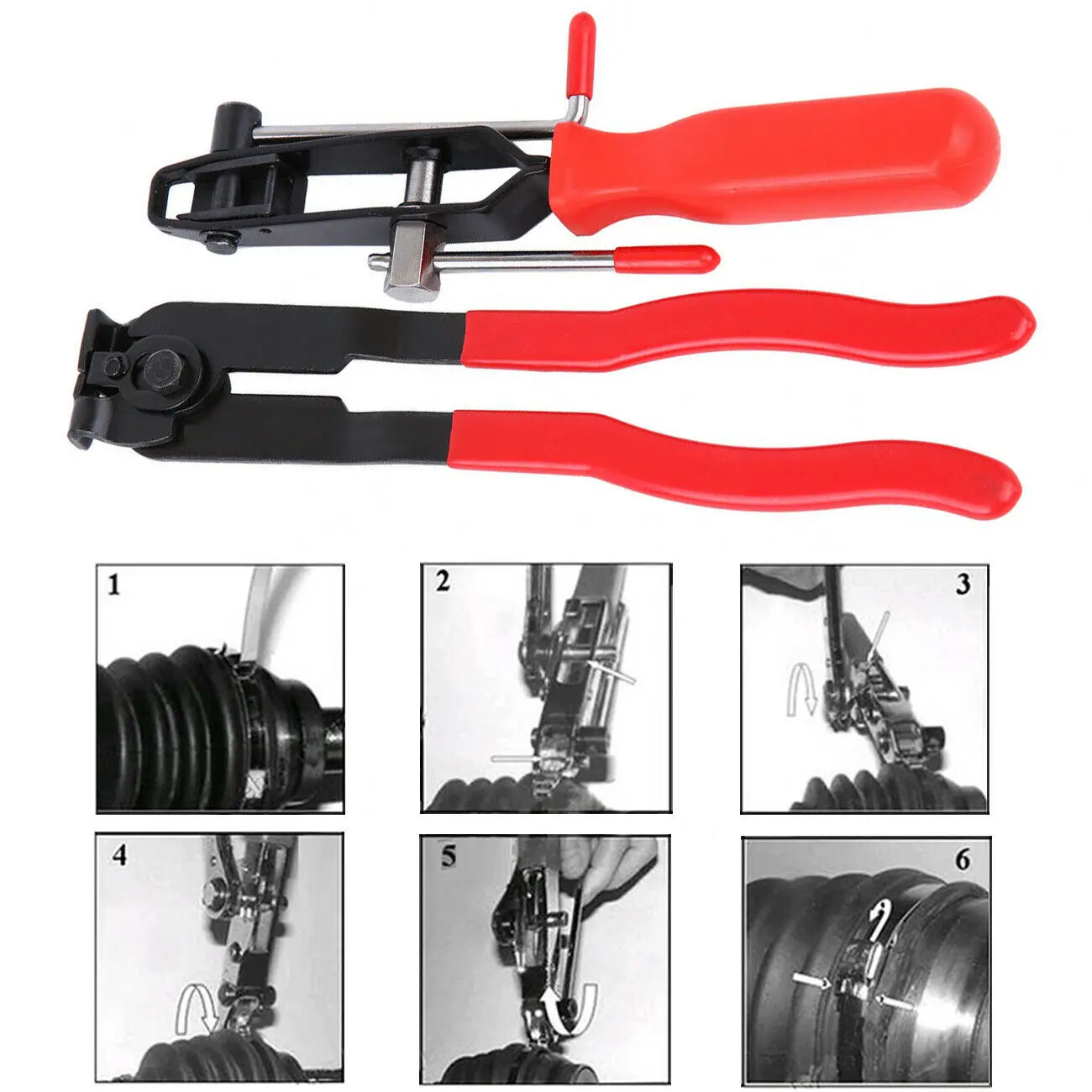 Honhill Car Water Pipe Hose Removal Tool Ear Type Boot Clamp Pliers Flat Band Ring Type Hose Clamp Pliers Car Repair Tools
Honhill Car Water Pipe Hose Removal Tool Ear Type Boot Clamp Pliers Flat Band Ring Type Hose Clamp Pliers Car Repair Tools